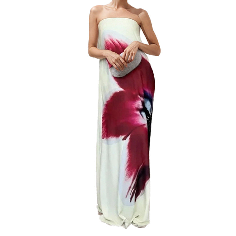 Women's Dopamine Suspender Solid Color High Waist Dresses