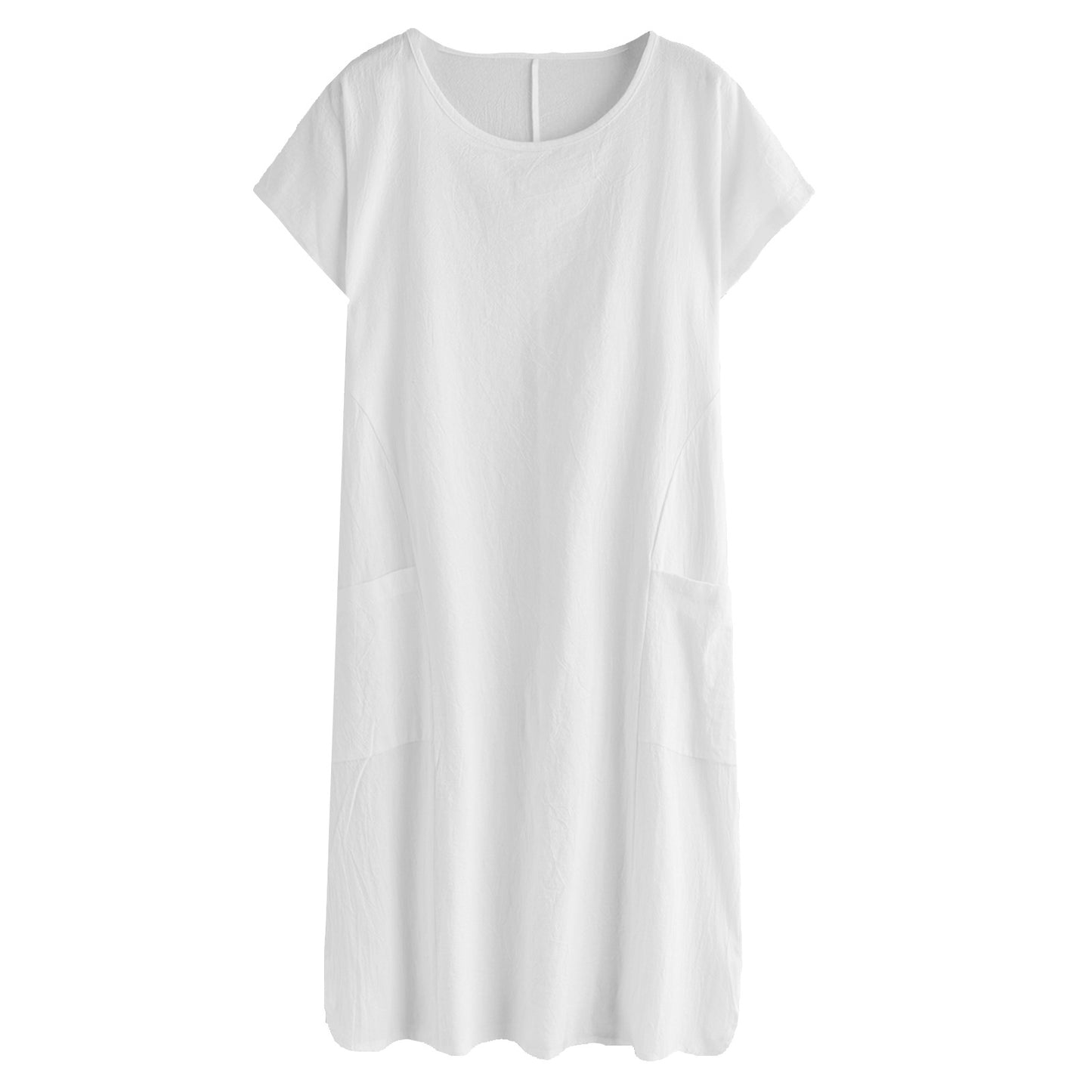 Summer Fashion Casual Lady Elegant Comfortable Holiday Pocket Dress
