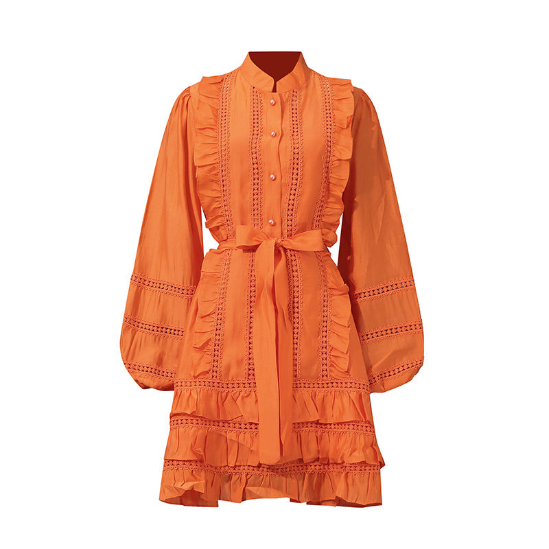 French Simplicity Vacation Style Beach Dress Dresses