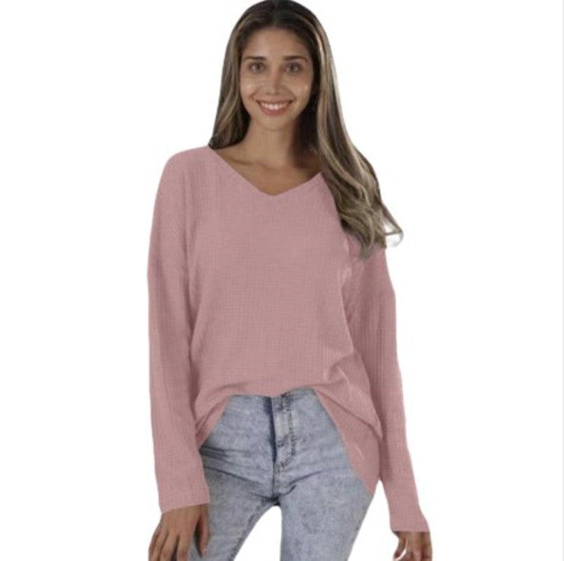 Classy Women's Loose Street Knitted Base Plus Size