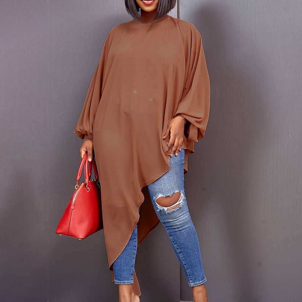 Women's Summer Chiffon Irregular Fashion Loose Dress