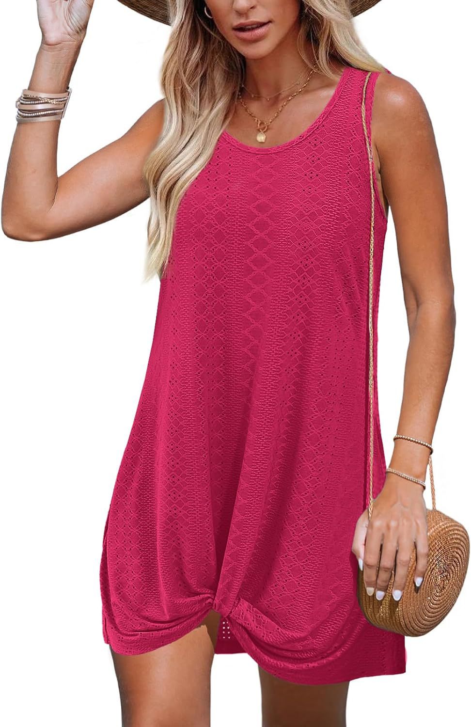 Women's Summer Hollow Beach Vacation Clothes Kinky Dress