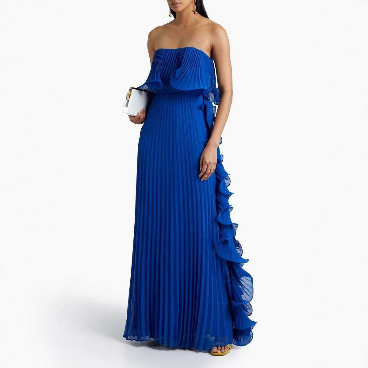 Women's Casual Unique Summer Pleated Dress Dresses