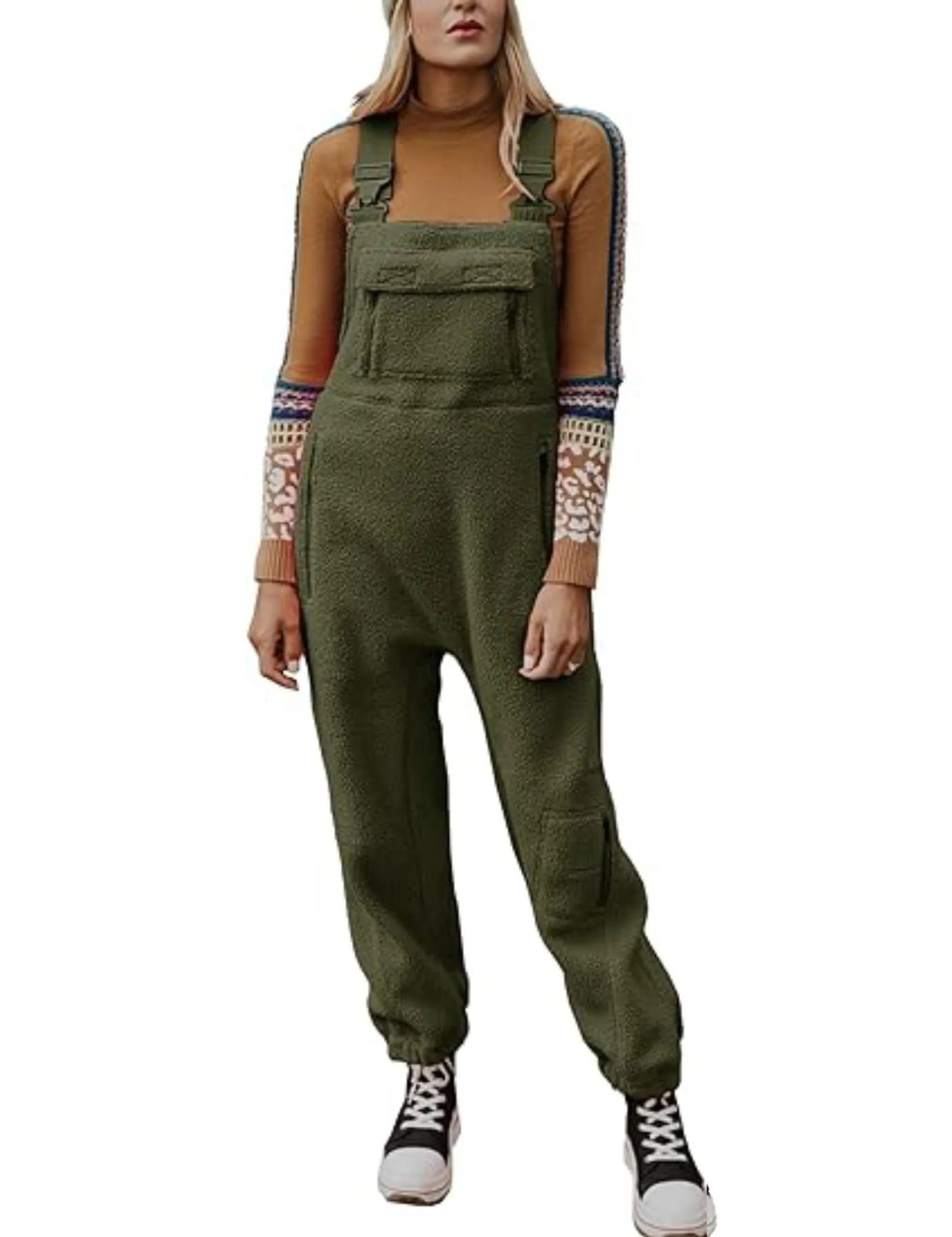 Women's Comfortable Creative One-piece Loose-fitting Overalls Jumpsuits