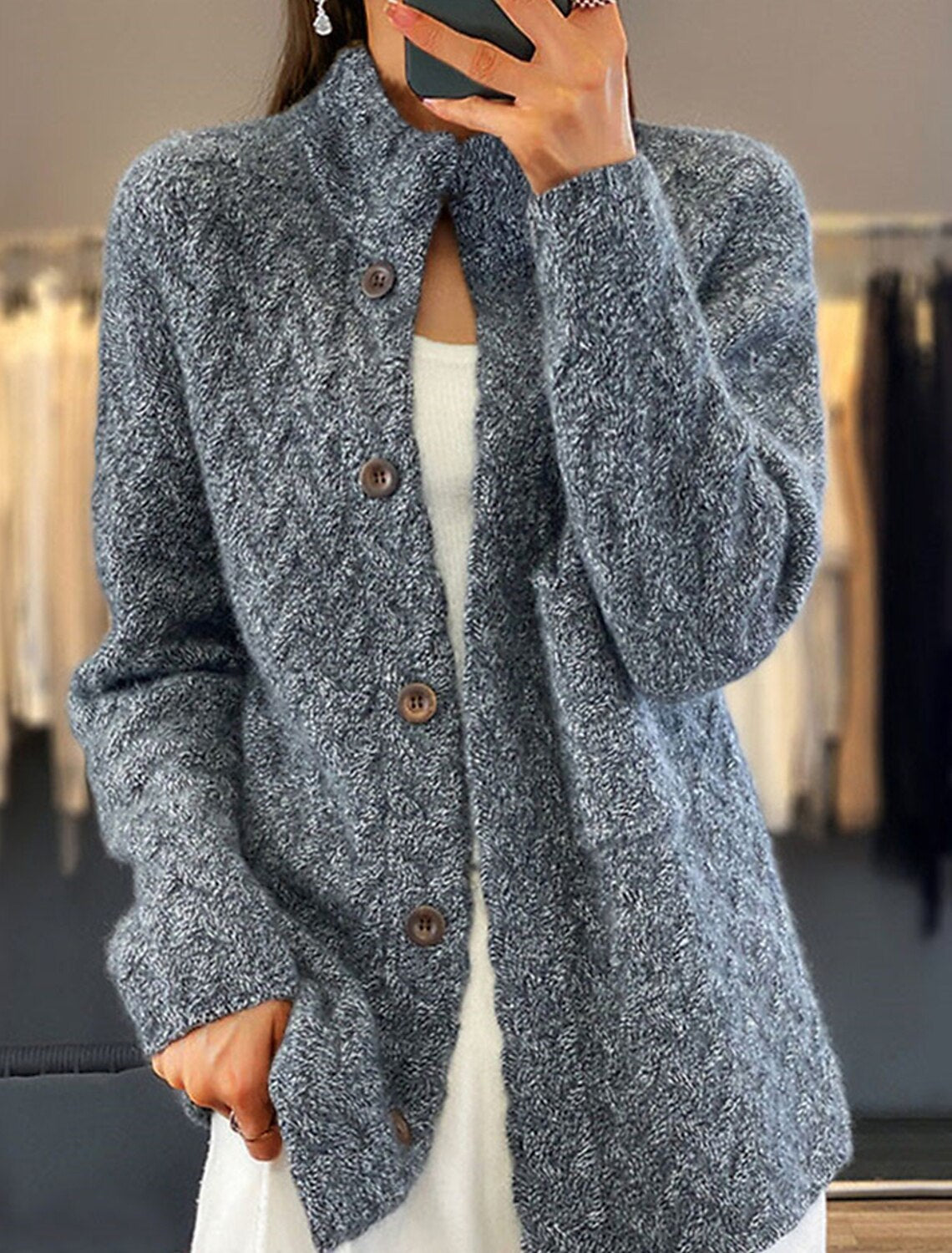 Women's Pure Bottoming Twist Knit Korean Style Sweaters