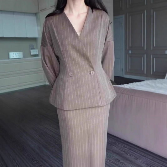 Women's Autumn Simple Elegant Comfortable Long Sleeve Dresses