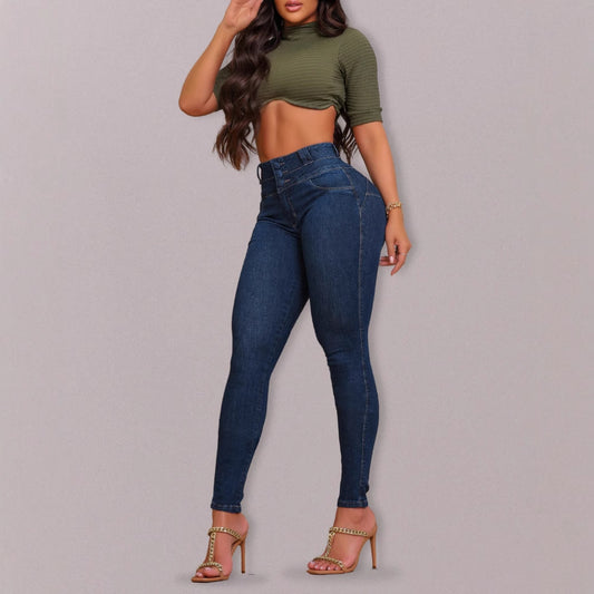 Blue Line Craft High Waist Tight Jumpsuits