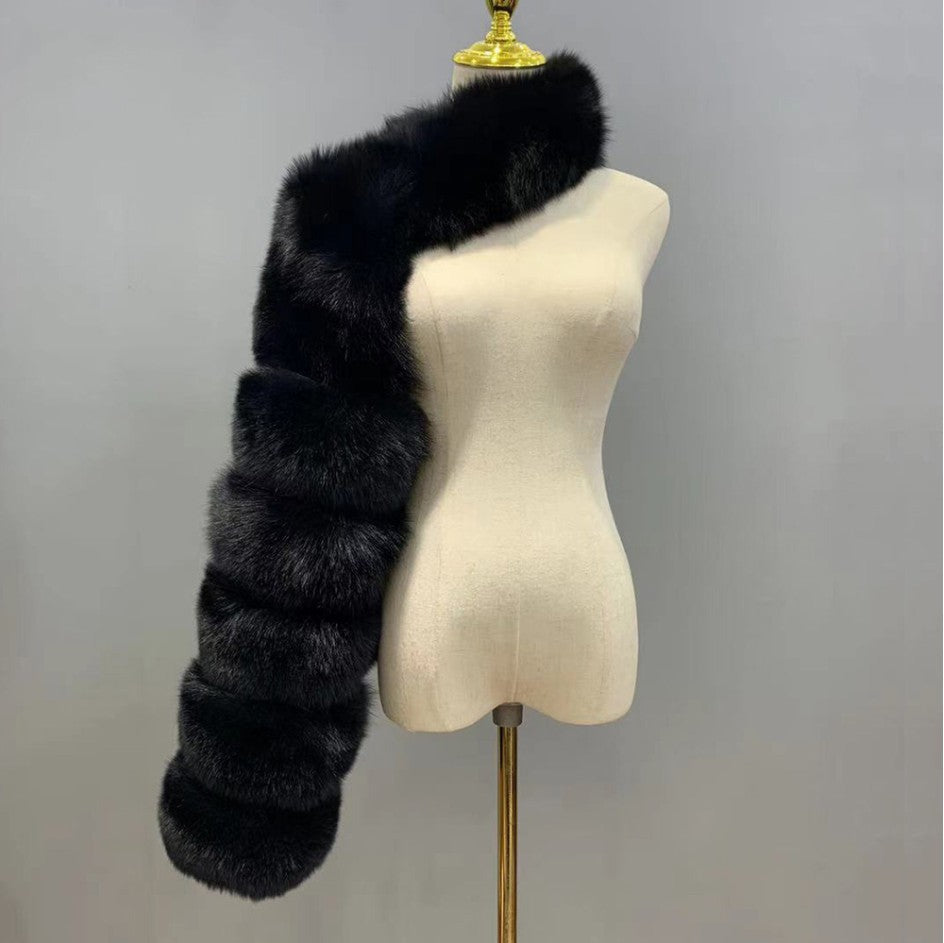 Women's Fur For Imitation Long Sleeve Shawl Coats