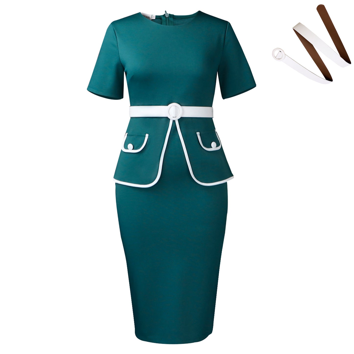 Women's Fashion Elegant Elastic Hip Sleeve Ol Plus Size