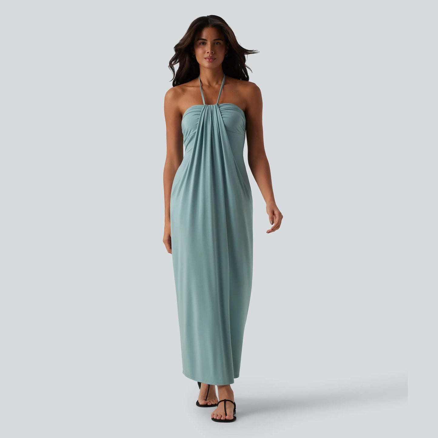 Women's Style Pure Color Tied Sexy Backless Clothing