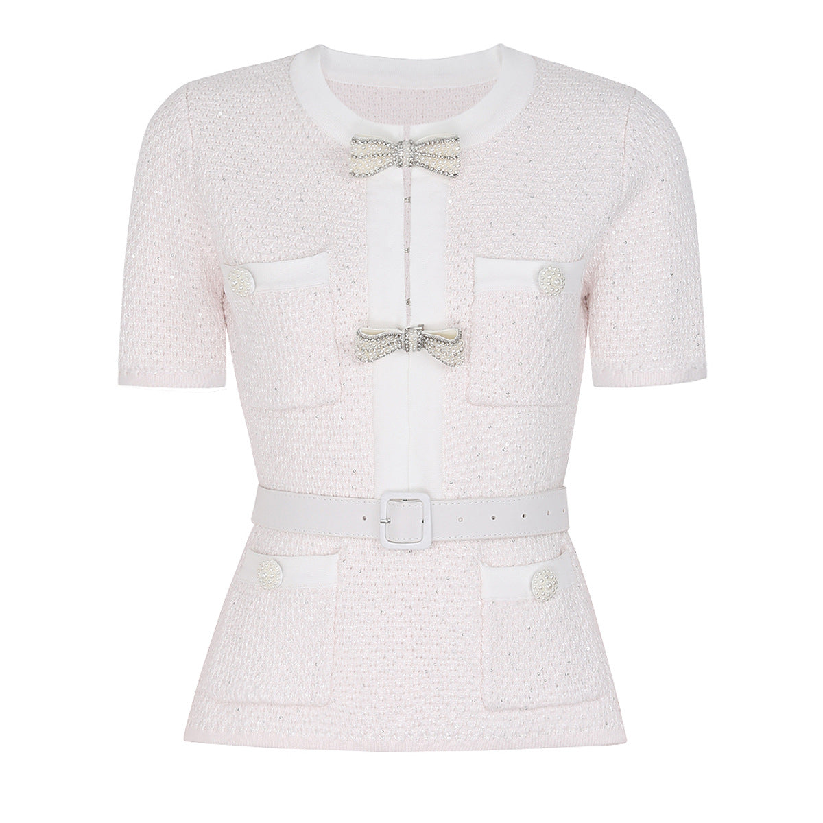 Women's Attractive Slouchy Beaded Belt Slimming Skirts