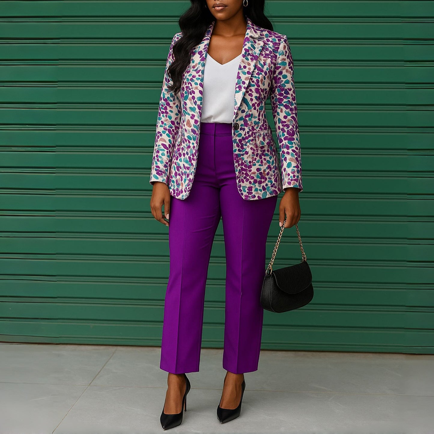 Stylish Fashionable Slim Fit Slimming Two-piece Suits