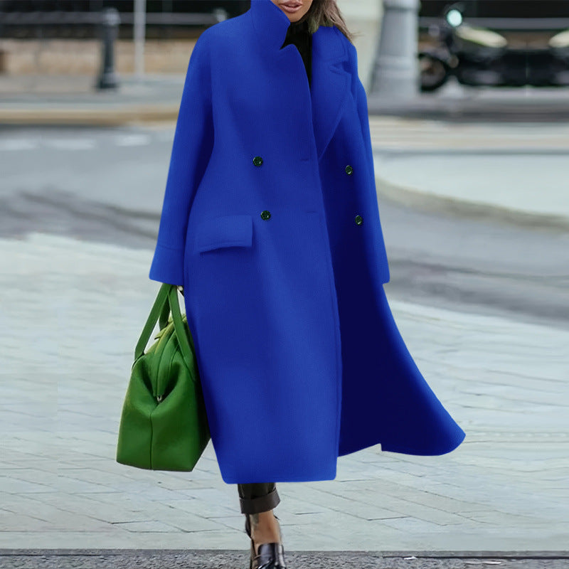 Women's Loose Winter Autumn Woolen Warm Commuting Coats