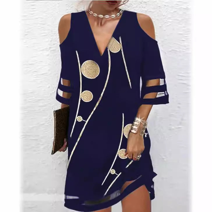 Women's Summer Positioning Flower Mesh Sleeve Fashion Shorts