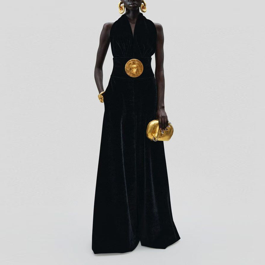 Women's Adult Lady Like Woman Style Halter Pants