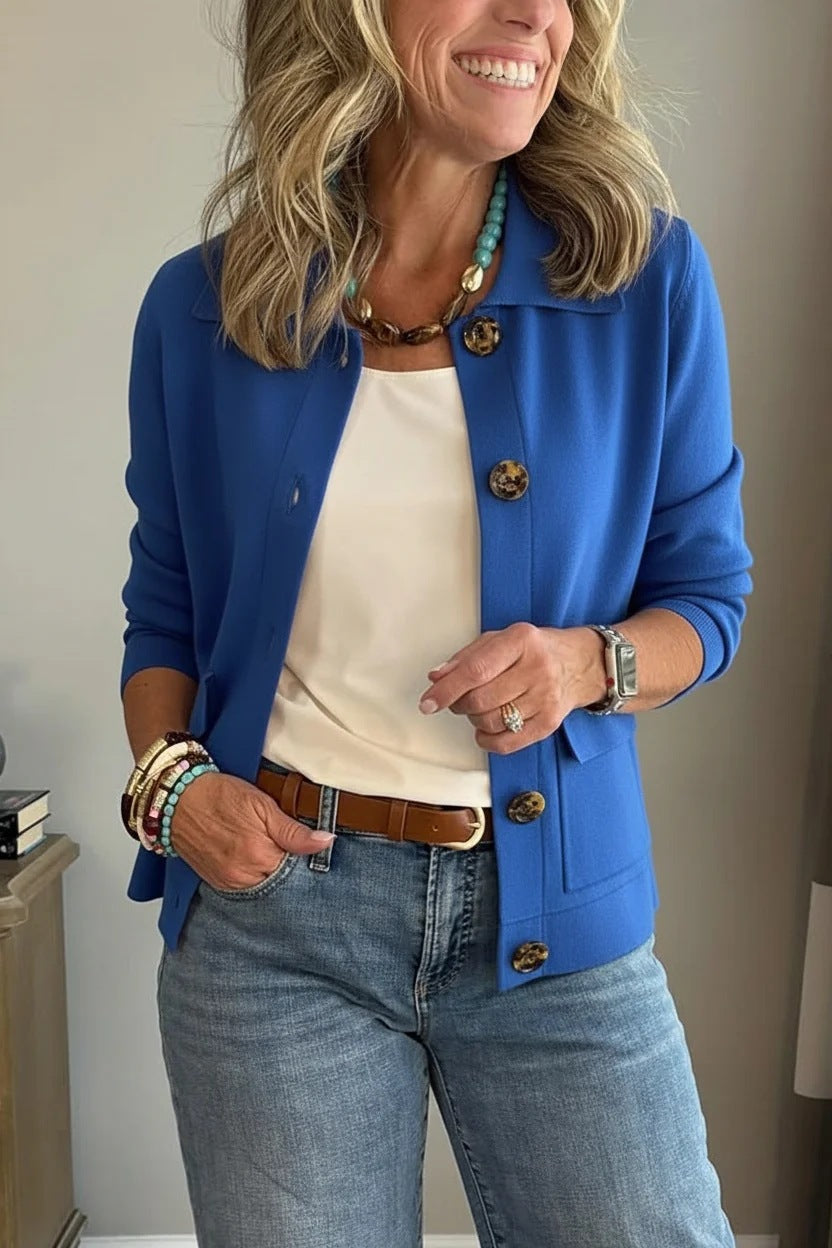 Women's Fashion Lapel Single Breasted Versatile Coats