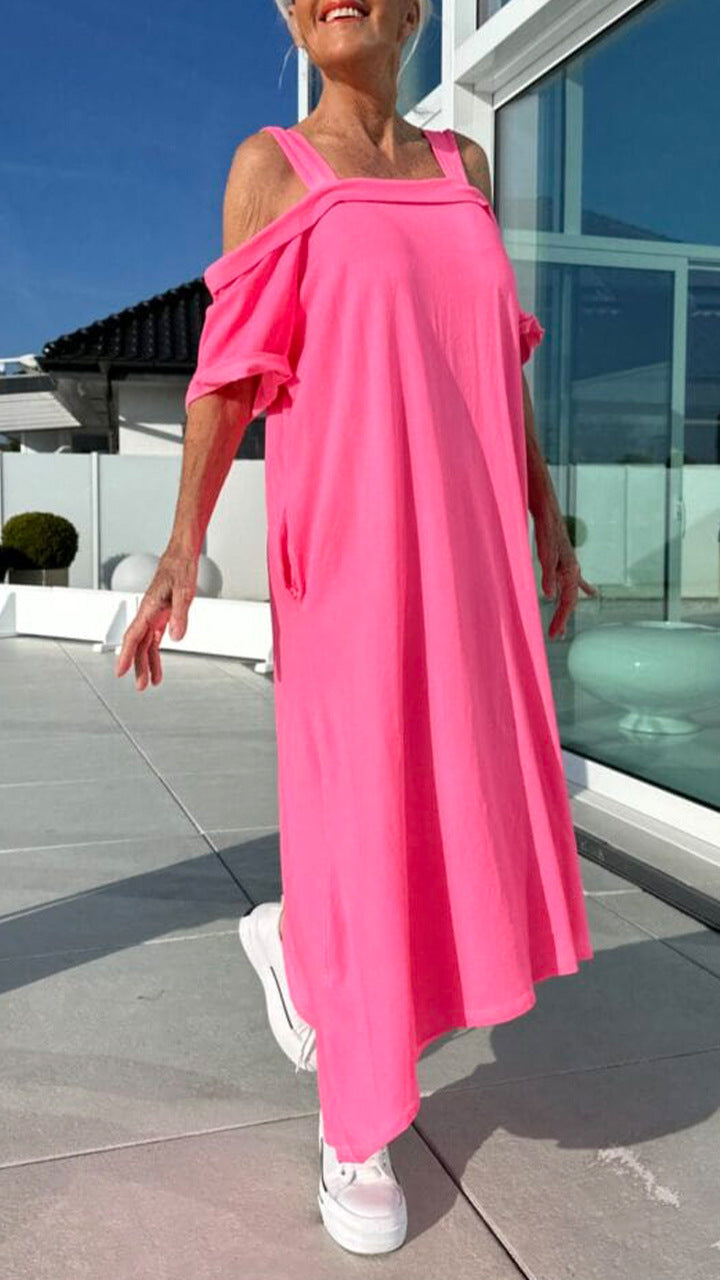 Comfortable Women's Summer Sling Loose Long Dress