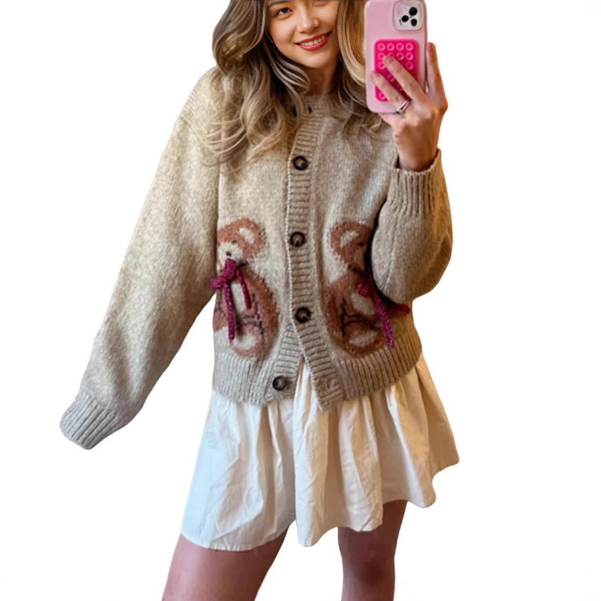 Women's Slouchy Sales Style Christmas Knitted Sweaters