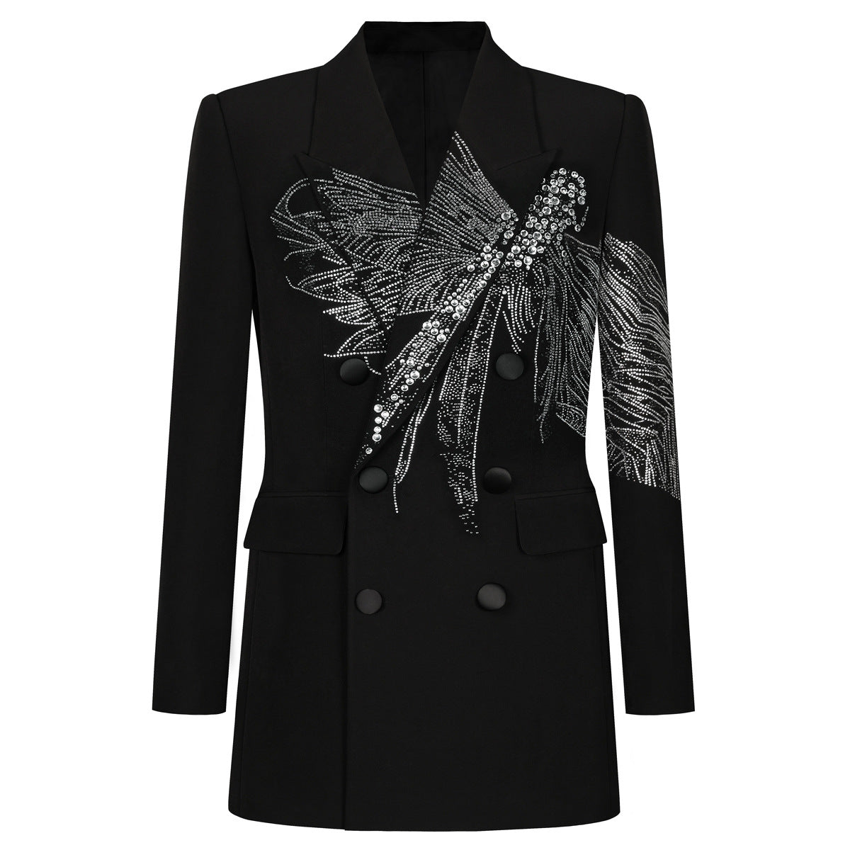 Women's Durable Quality Rhinestone Slimming Small Blazers