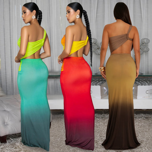Women's Fashion Wear Summer Sexy Bag Arm Dresses
