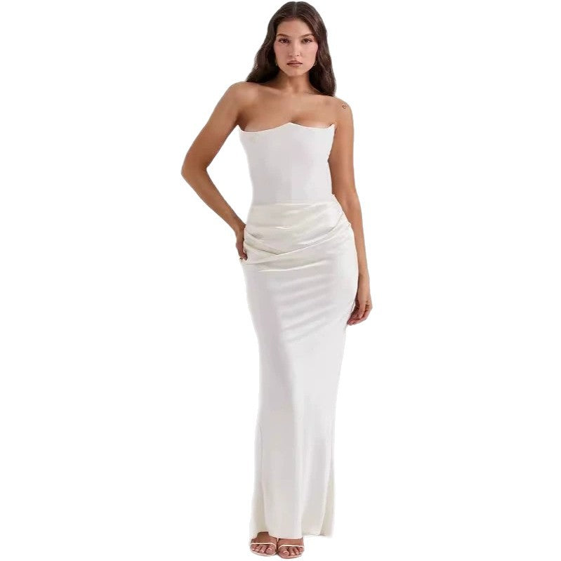 Women's Fashion Tube Sexy Backless Slim Fit Tops