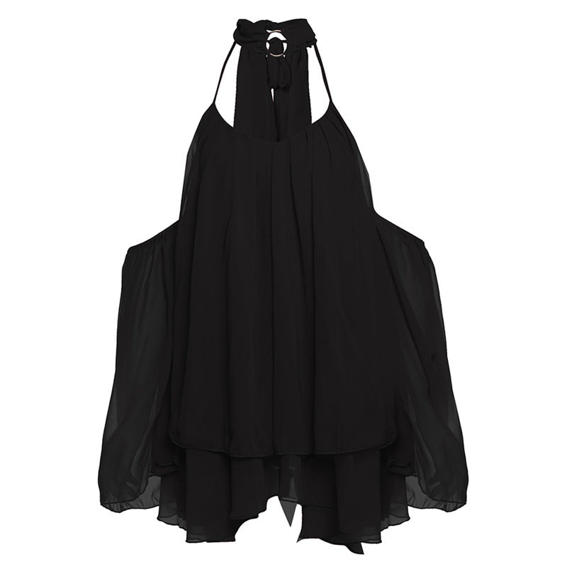 Women's Hot Sexy Strap Loose Backless Bell Dresses