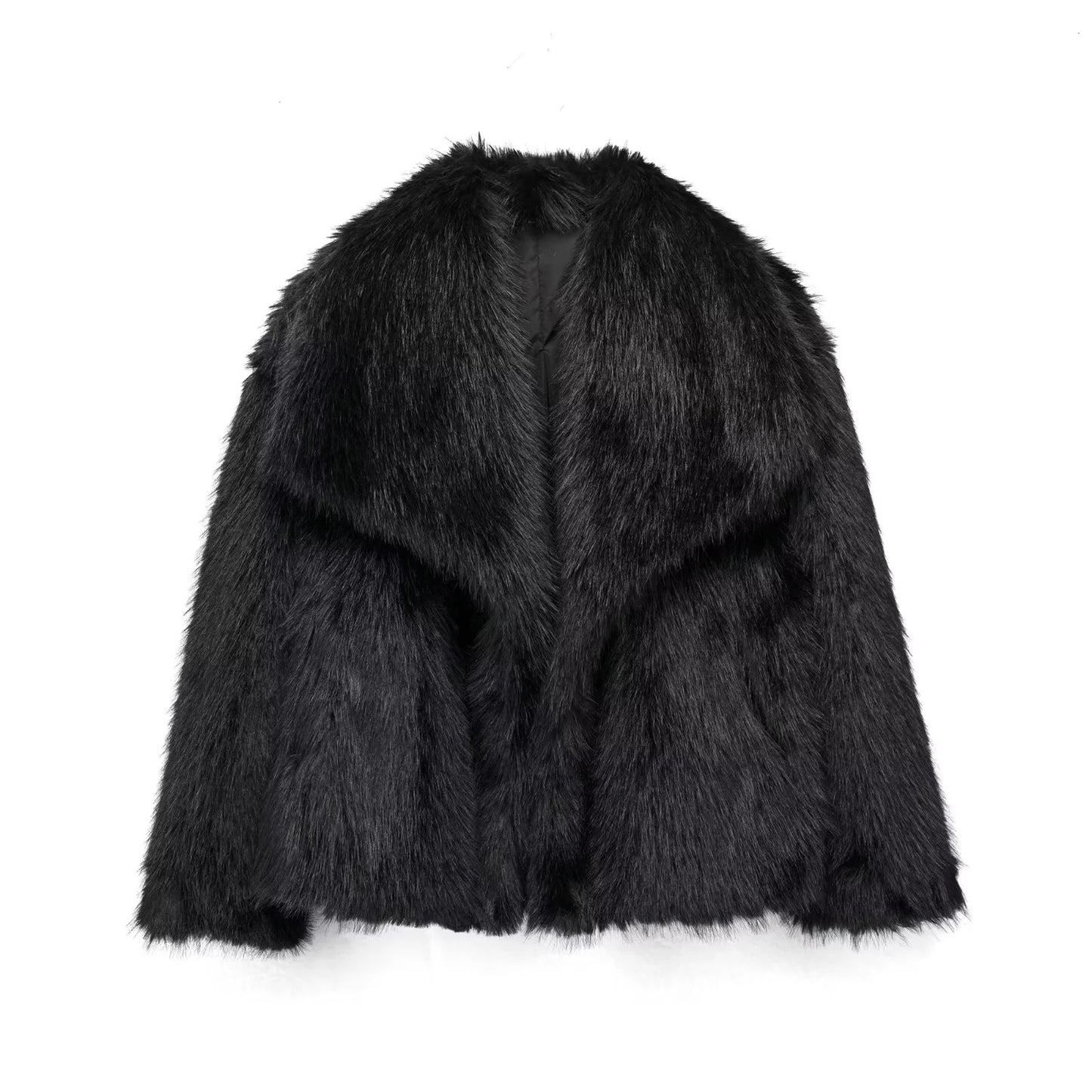 Women's Winter Fashionable Elegant Artificial Fur Coats