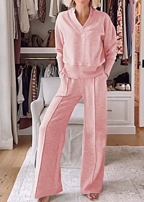 Autumn Long Sleeve Loose Wide Leg Tops