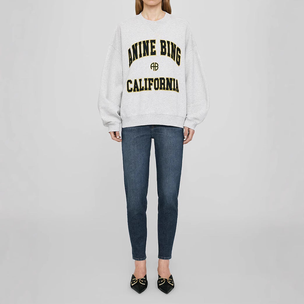 Women's Autumn North American Niche Classic Letter Print Sweaters