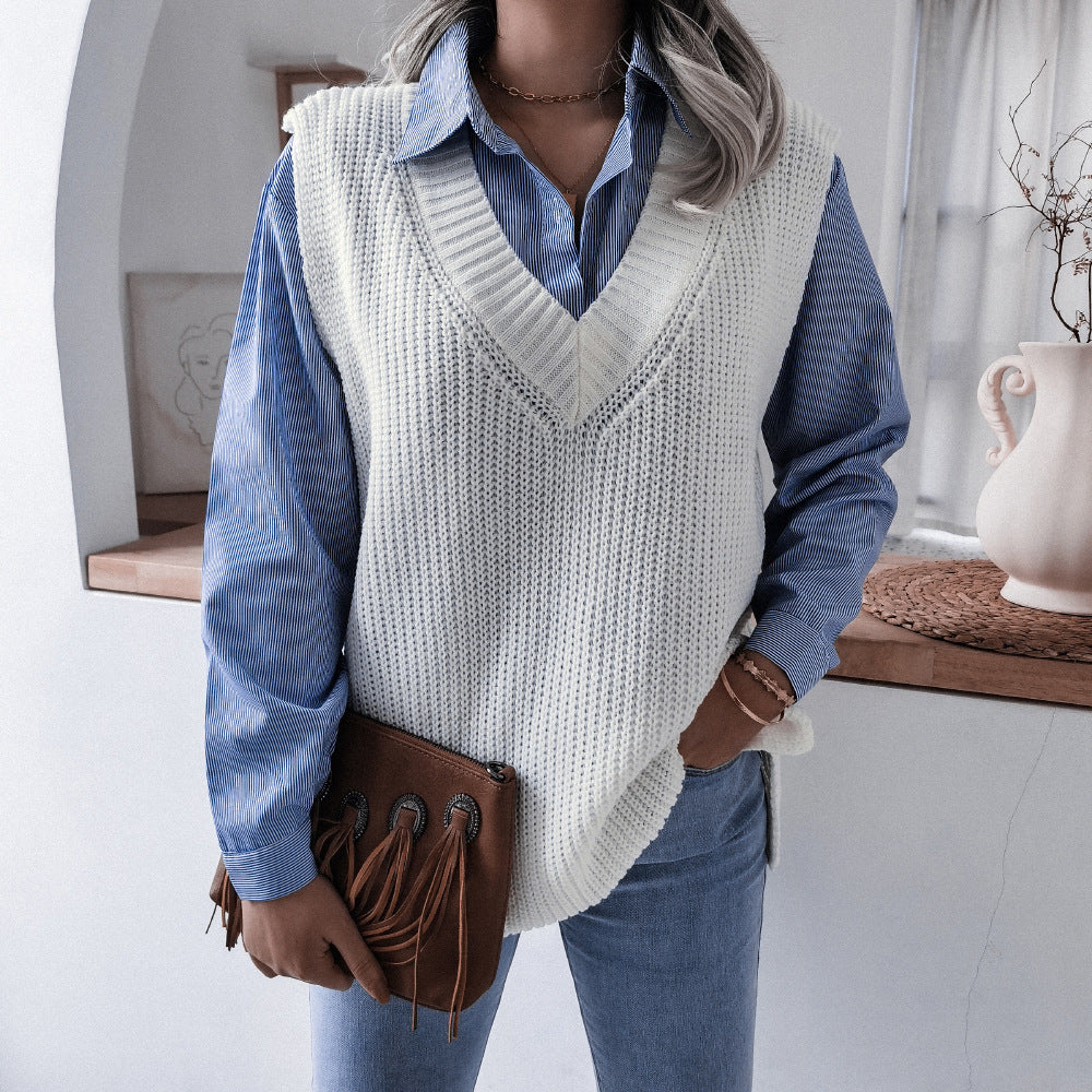 Versatile Women's Clearance Casual Loose Knitted Sweater
