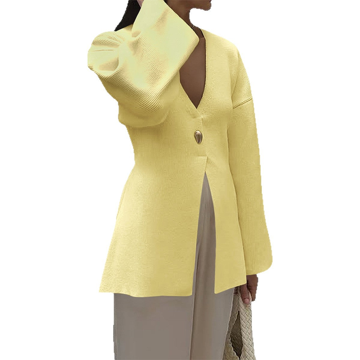 Women's Elegant Graceful Advanced Long Sleeve Shirt Sweaters