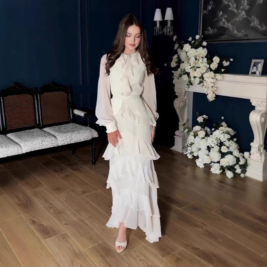 Comfortable Stylish Autumn Elegant Dress Robe Dresses