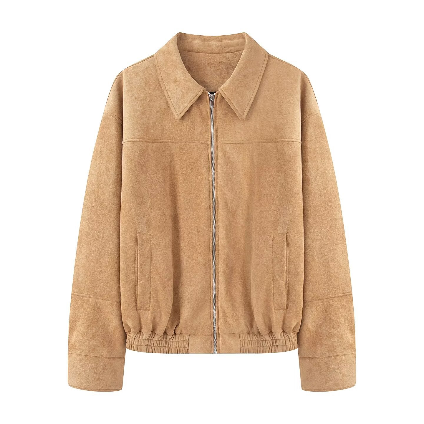 Women's Versatile Cool Casual Suede Bomber Jackets