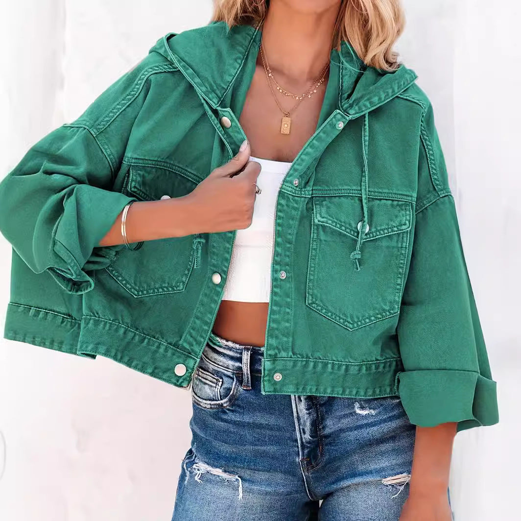 Women's Graceful Denim Button For Trendy Shorts