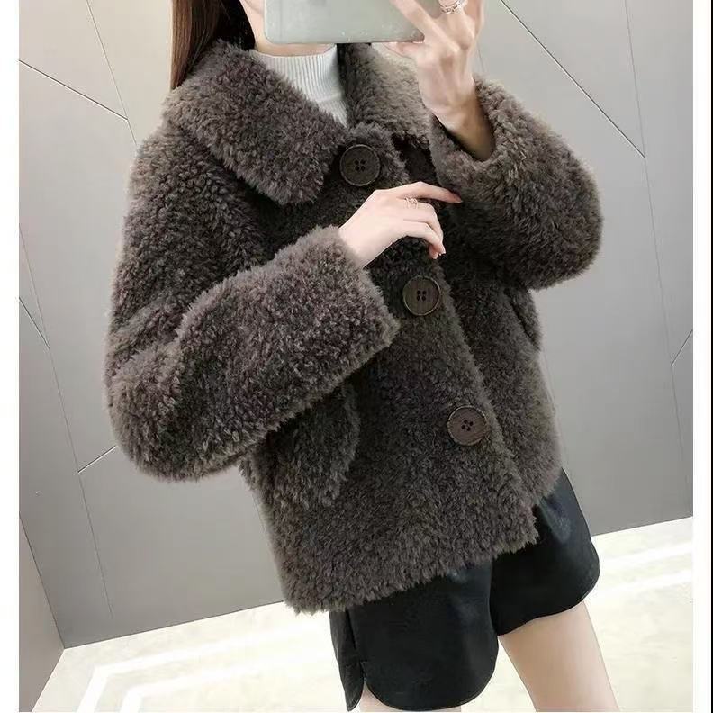 Faux Cashmere Light Fur Small One Fashion Women's Sweater, Sweater