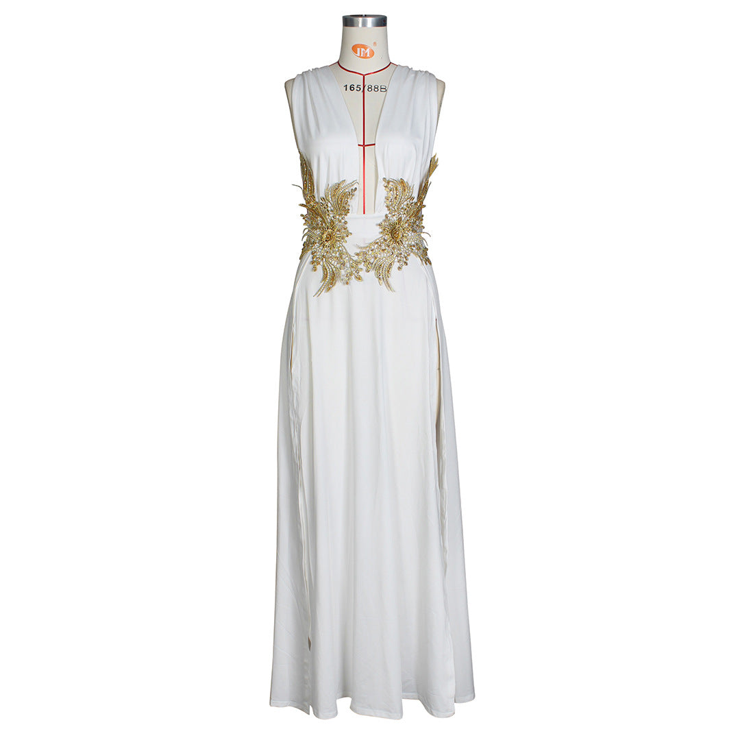 Women's Dress Sexy Fashion Deep V High Dresses