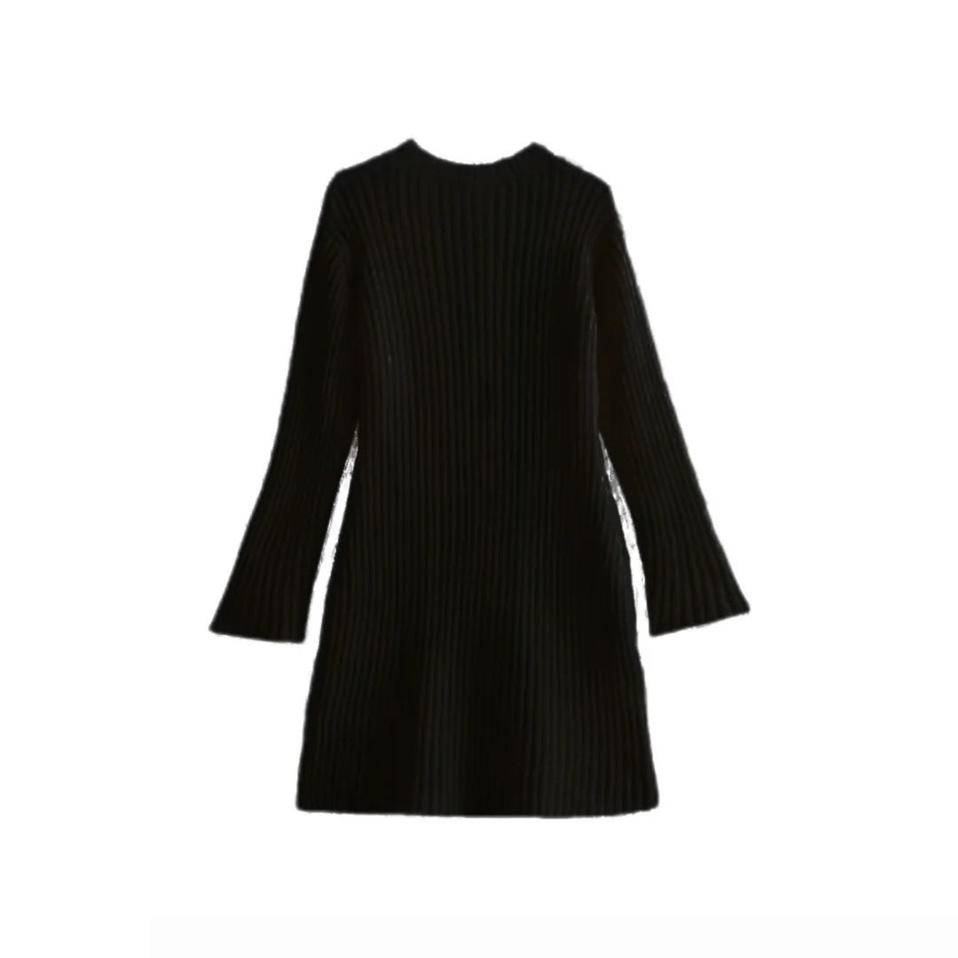 Women's Casual Fashion Thread Knitted Dress Dresses