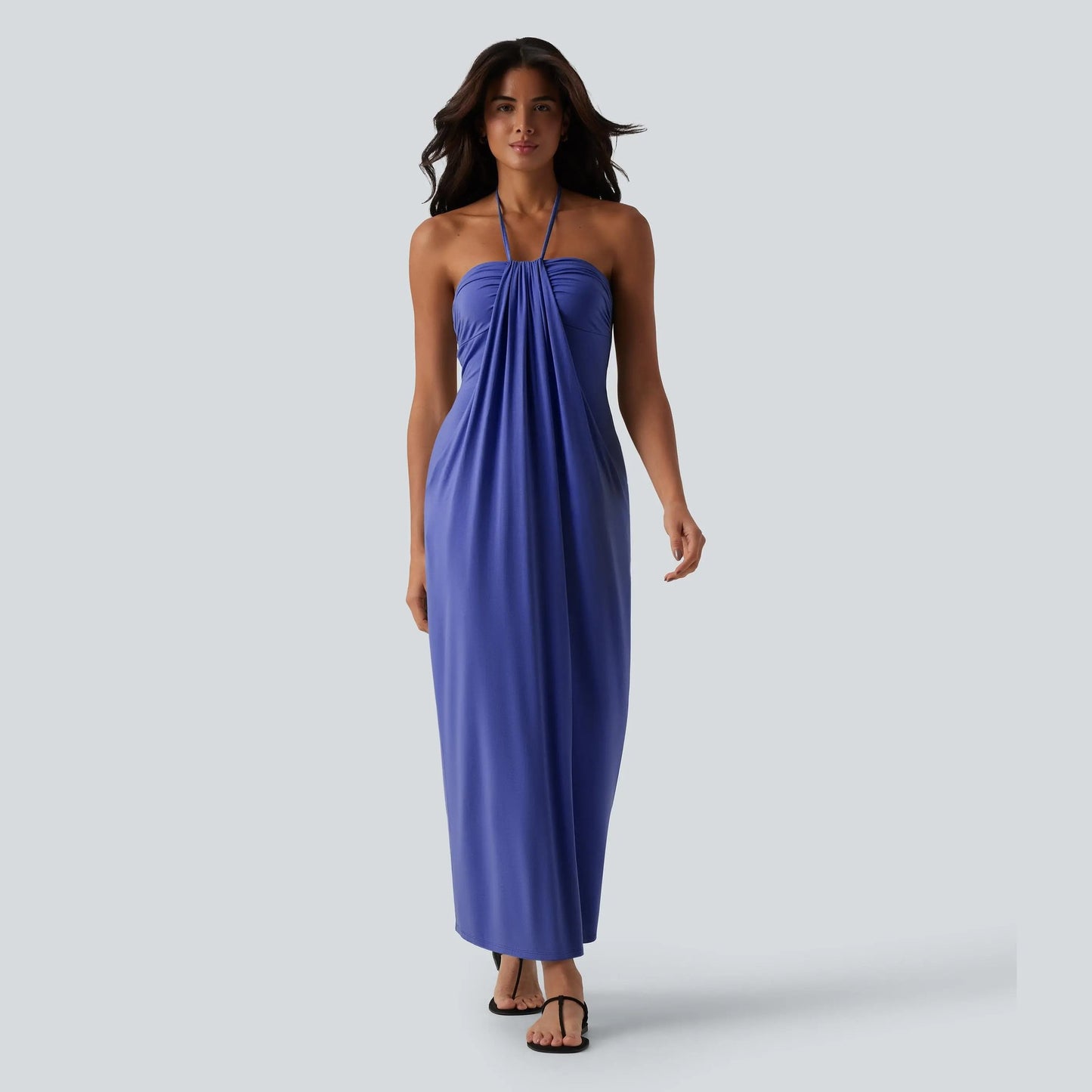 Women's Style Pure Color Tied Sexy Backless Clothing