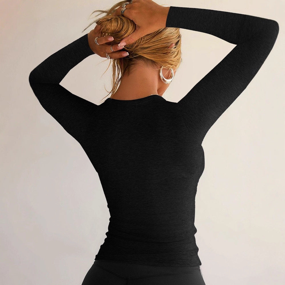 Women's Slim Fit Solid Color Fashion Comfortable Women's Sweater