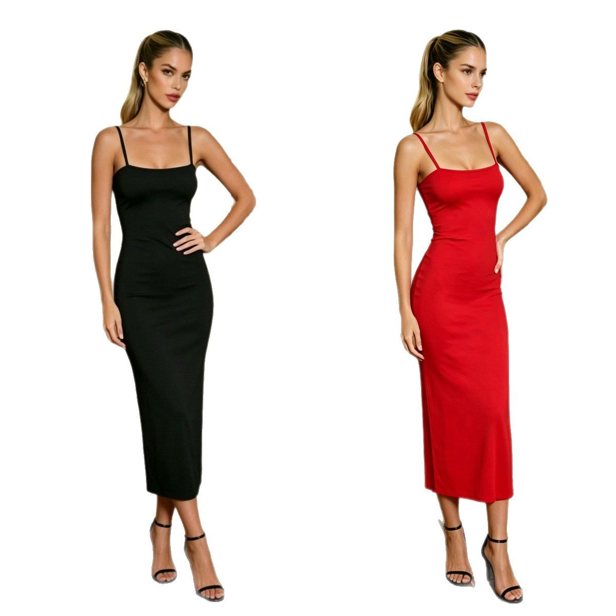 Women's Summer Strap Slim Fit Backless Sexy Dress