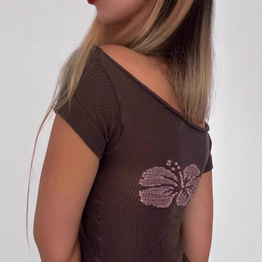 Women's T-shirt Summer Sexy Niche Slim Fit Knitwear
