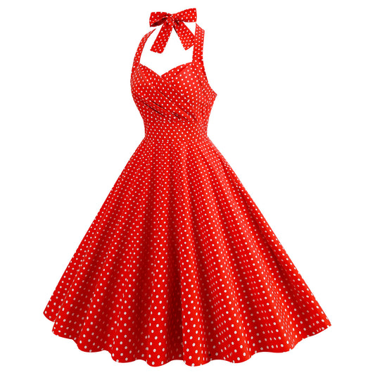 Halter High Waist Performance Wear Lace Dresses