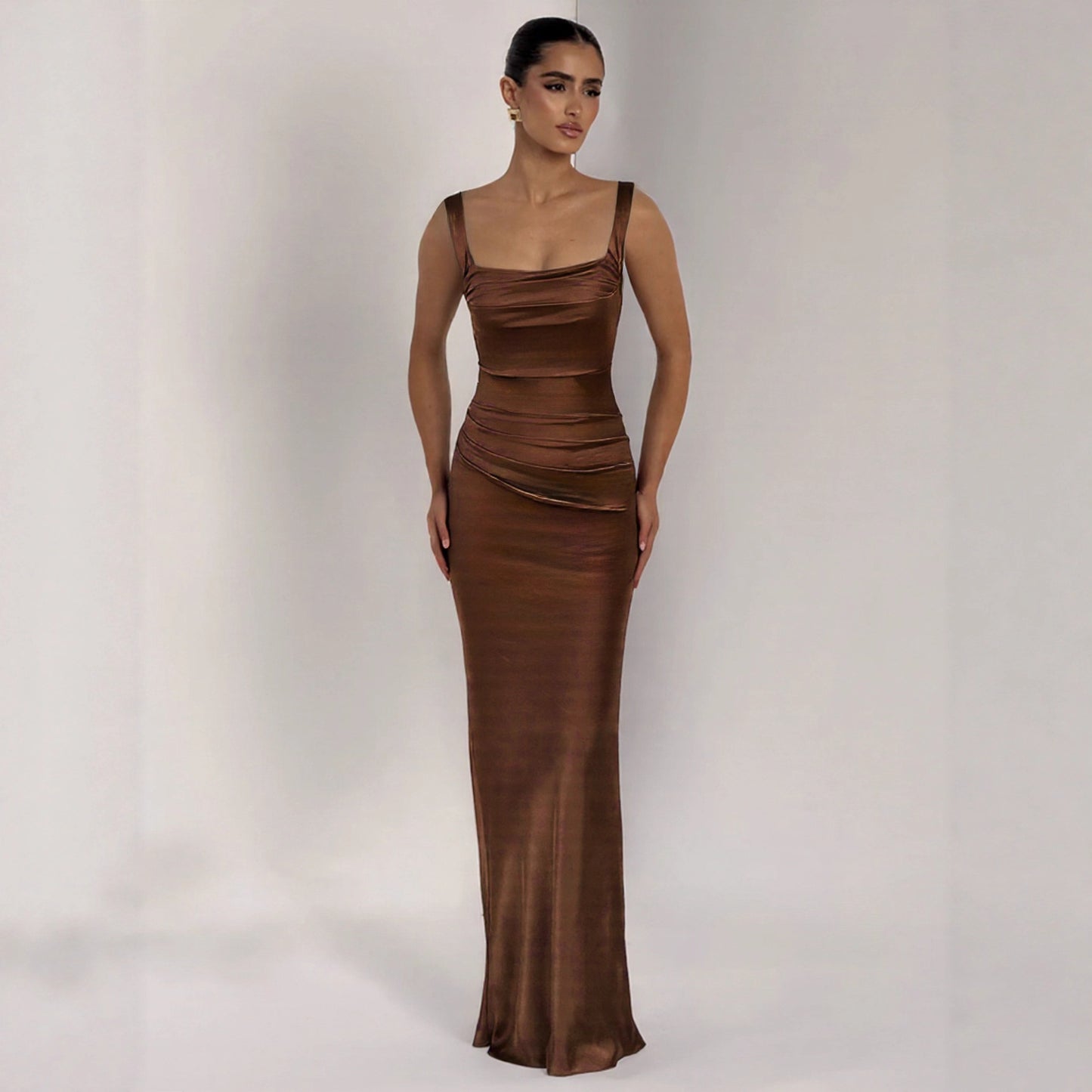 Sleeveless High-grade Slimming Sling Temperament Banquet Dress