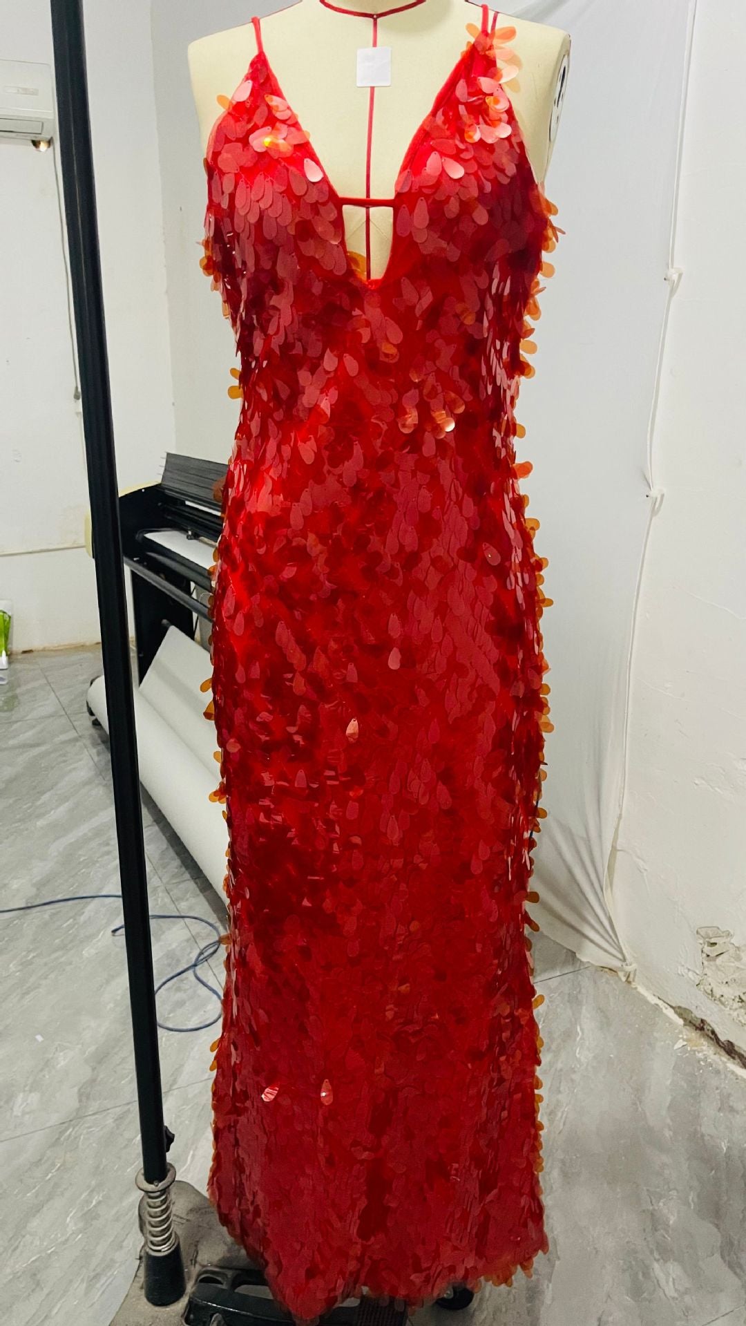 Sequins Sexy Dress Halter Party Ladies Dresses