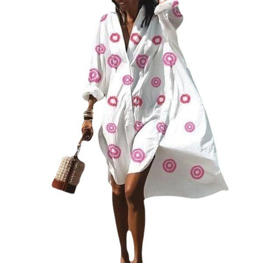 Innovative Creative Fashion Temperament Shirt Dress Dresses