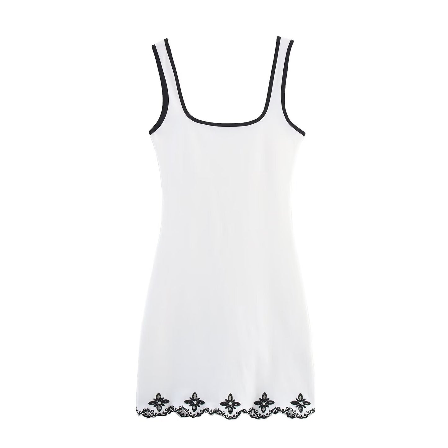Women's Homemade Artificial Pearl Embroidered Dress Dresses