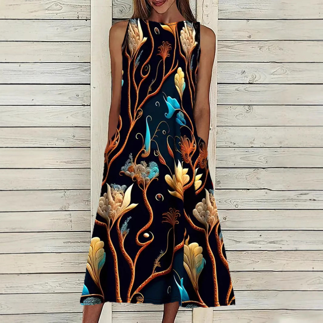 Women's Beautiful Innovative Printed Elegant Dress Dresses
