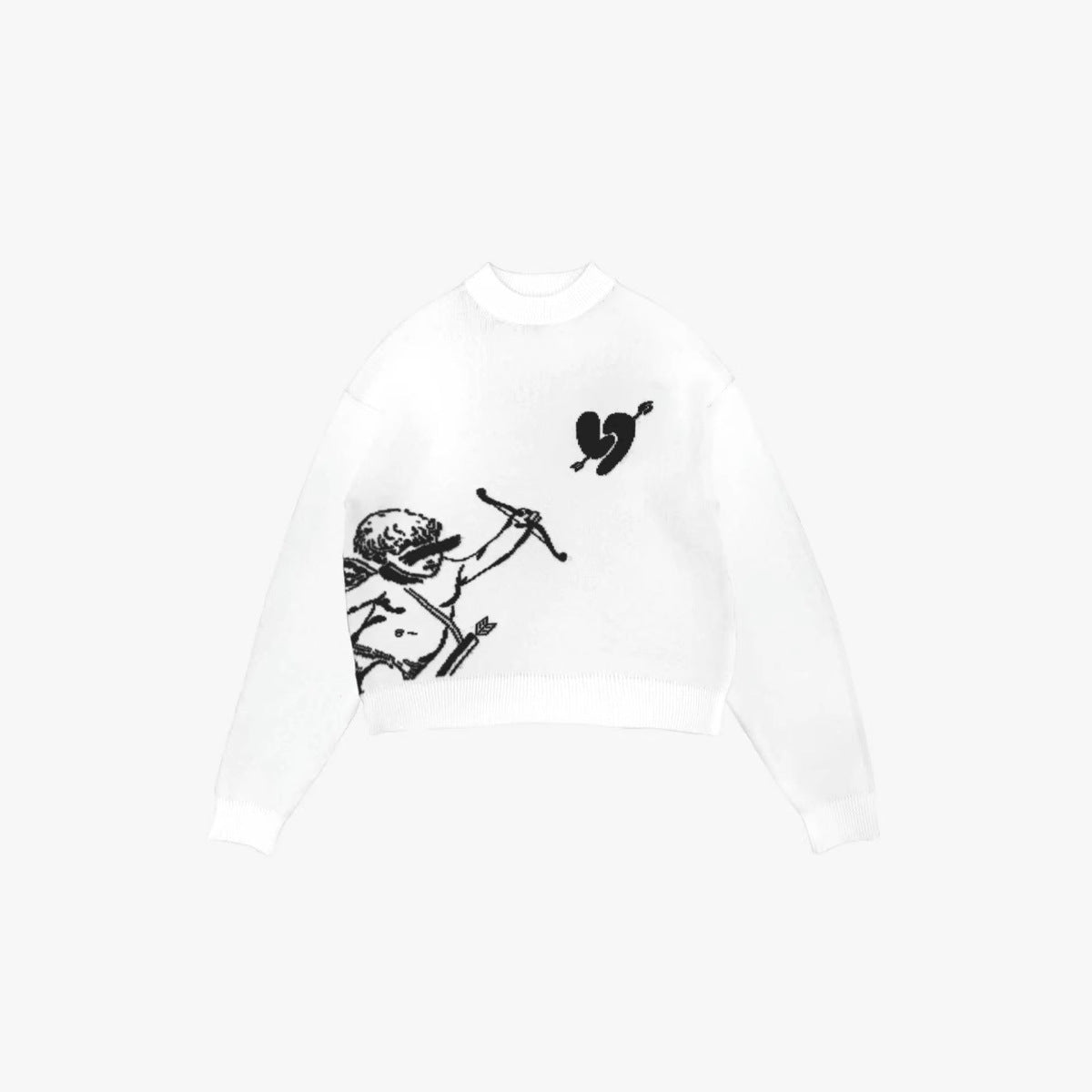 Women's & Men's American High Street Casual Cupid Archery Sweaters