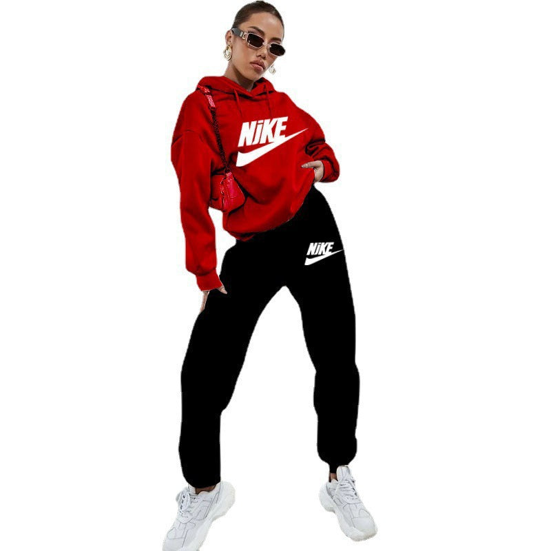 Women's & Men's Street Trend Sports Outdoor Leisure Hoodie Suits