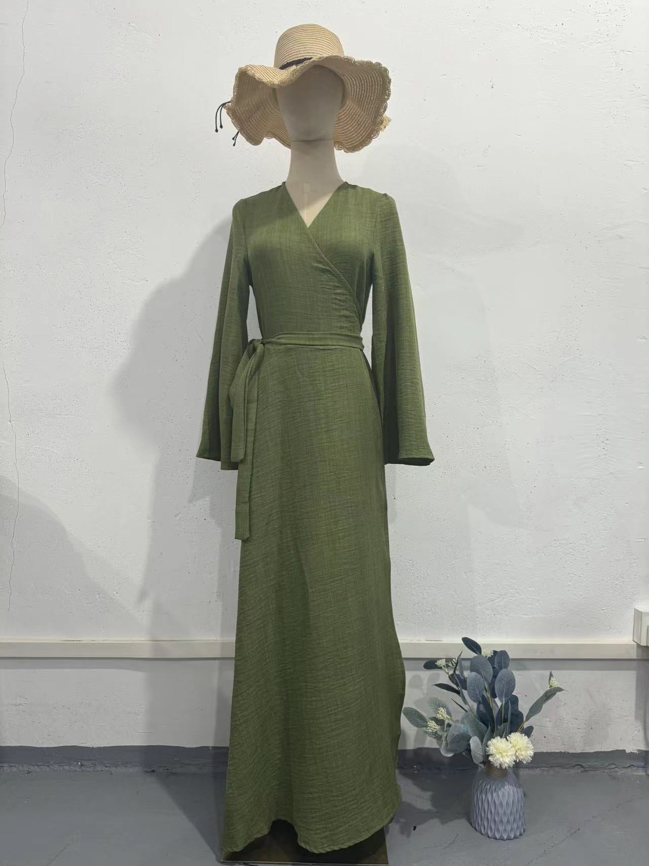 Style Long Sleeve Dress Summer Cold Dresses